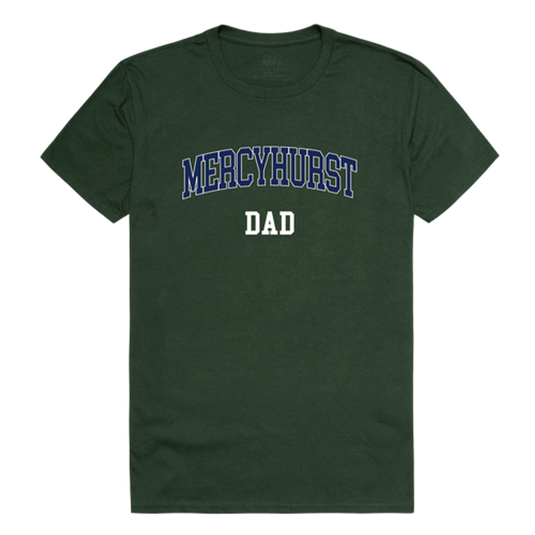 Mercyhurst University Lakers Dad Tee T-Shirt - Forest Green, Small