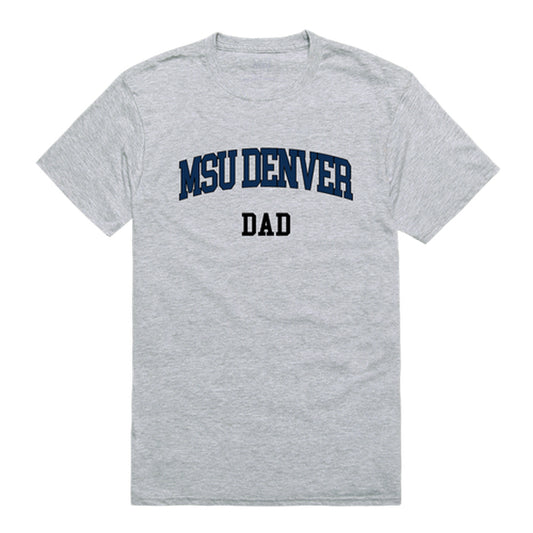 Metropolitan State University of Denver Roadrunners Dad Tee T-Shirt - Heather Grey, Small