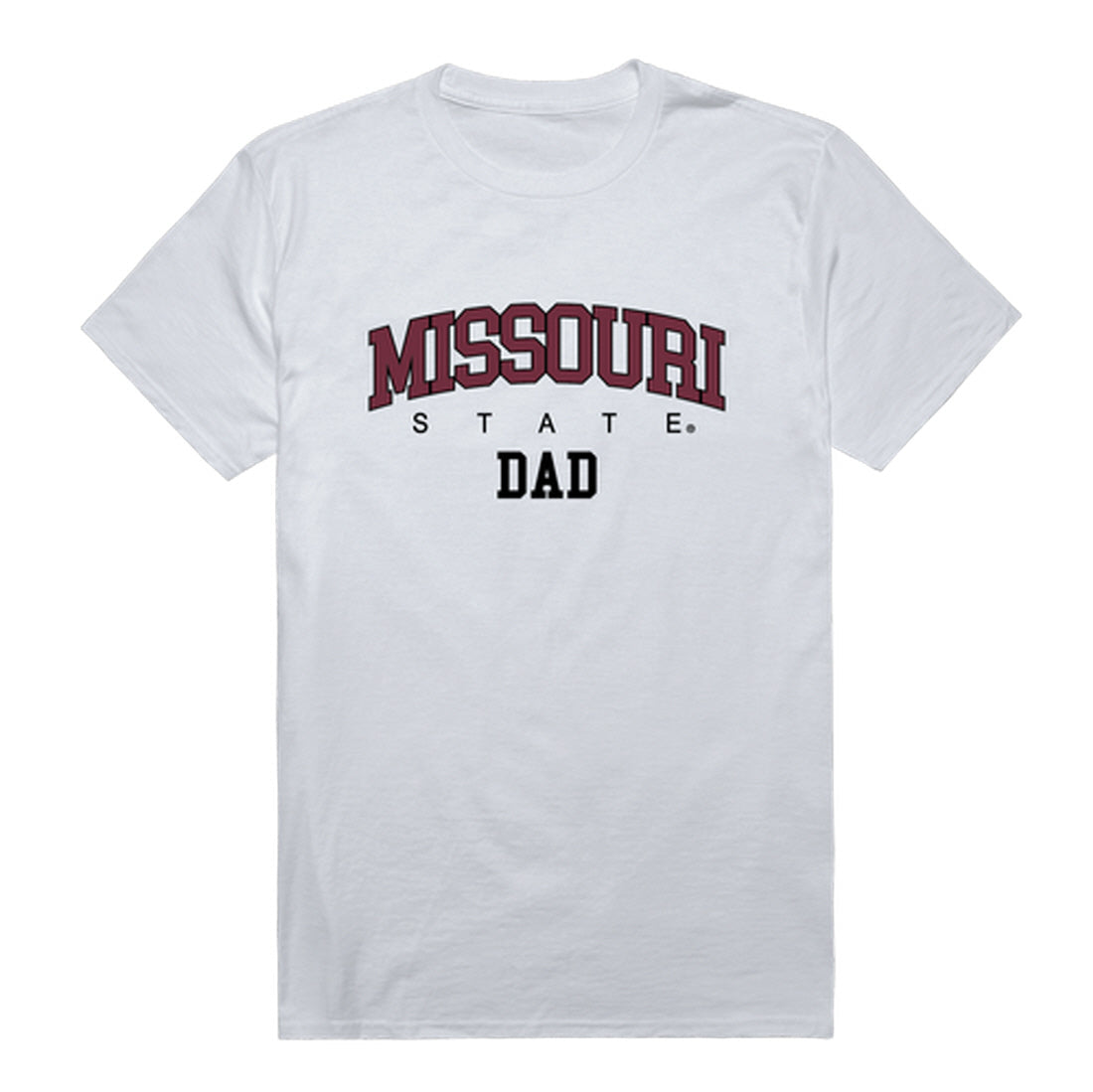 Missouri State University Bears Dad Tee T-Shirt - Heather Grey, Small