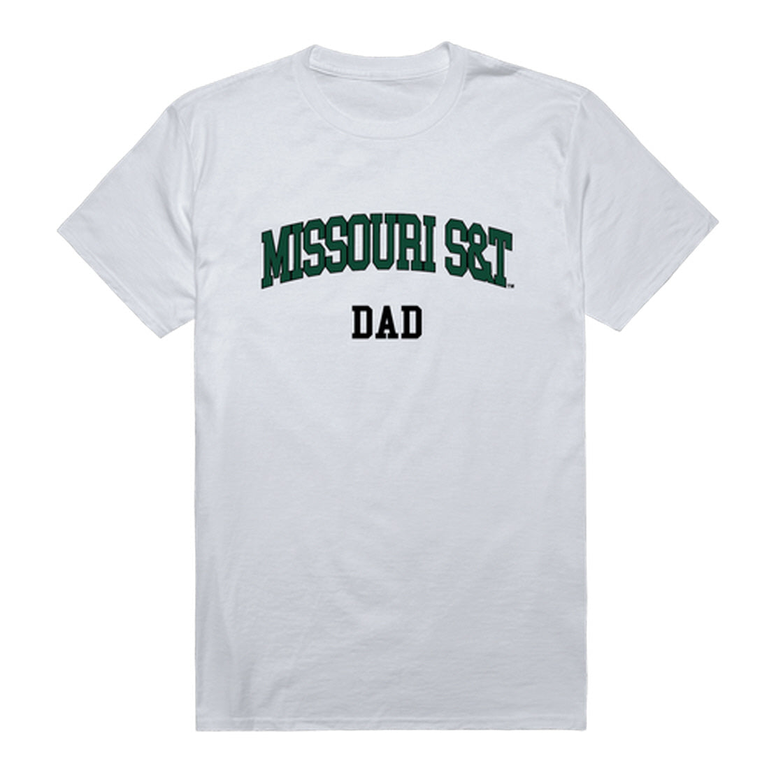 Missouri University of Science and Technology Miners Dad Tee T-Shirt - Forest Green, Small