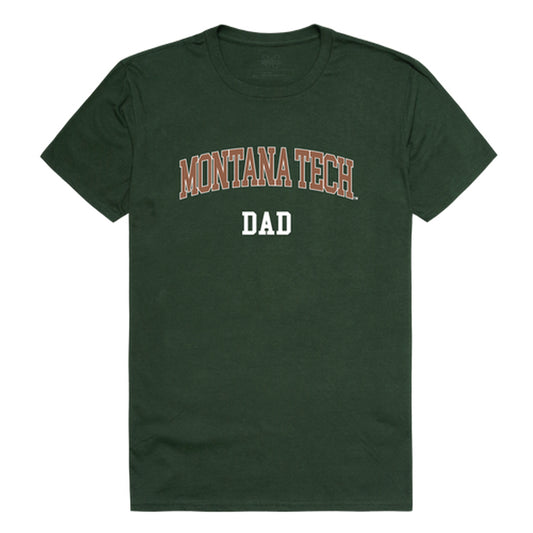 Montana Technological University Orediggers Dad Tee T-Shirt - Forest Green, Small