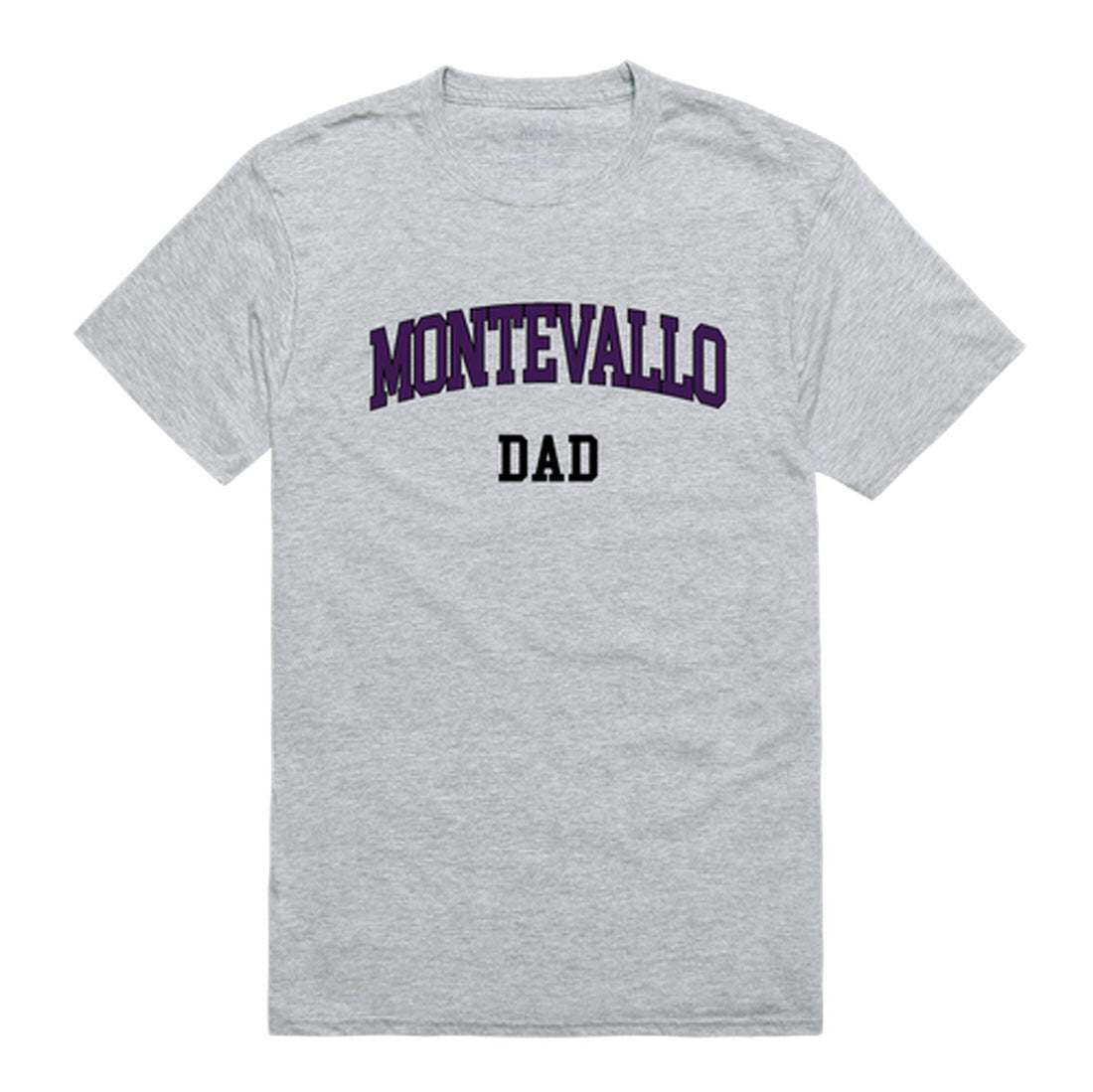 University of Montevallo Falcons Dad Tee T-Shirt - Black, Small