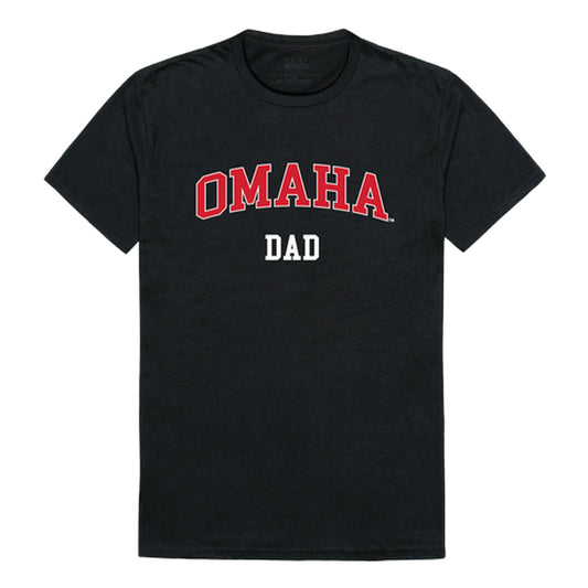 University of Nebraska Omaha Mavericks Dad Tee T-Shirt - Black, Small