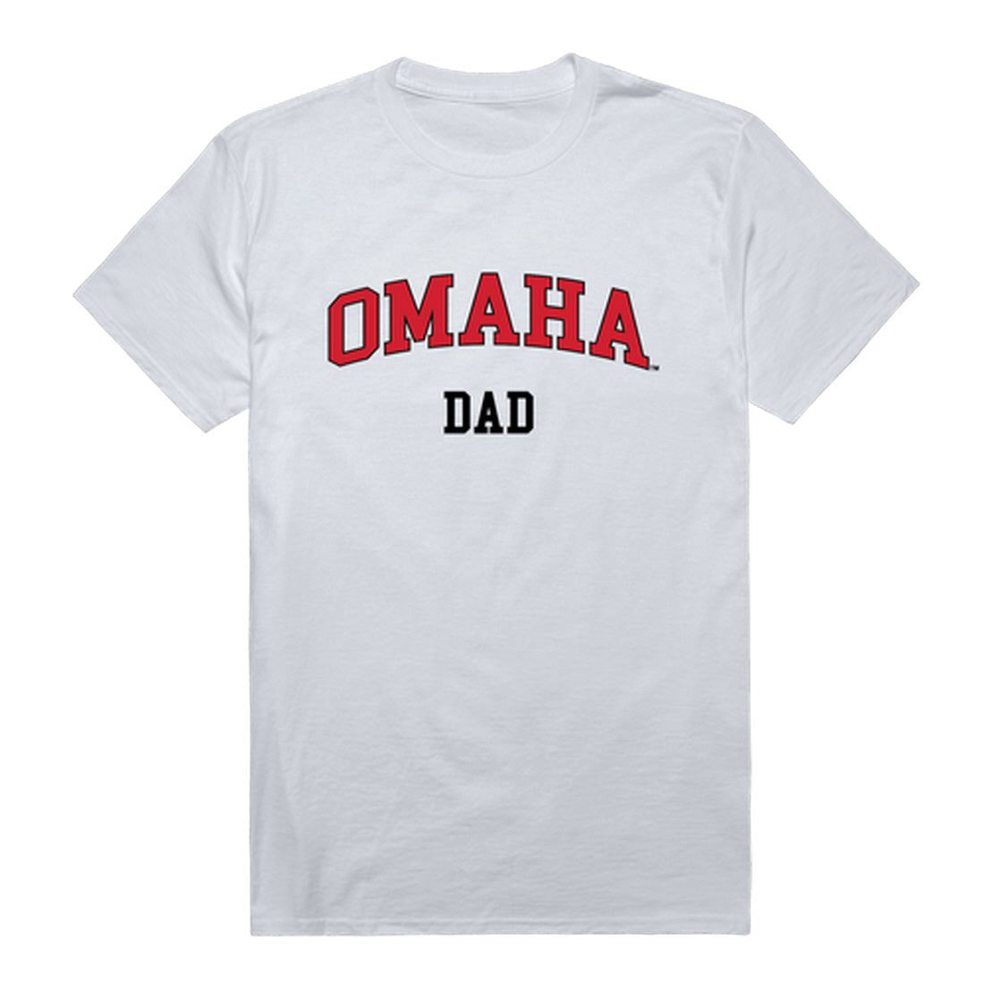 University of Nebraska Omaha Mavericks Dad Tee T-Shirt - Black, Small