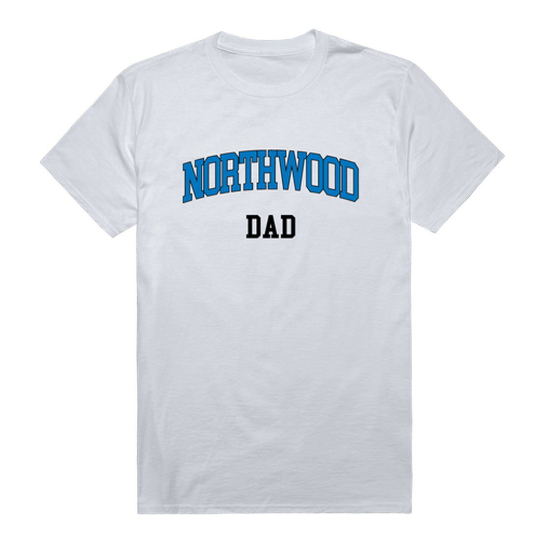 Northwood University Timberwolves Dad Tee T-Shirt - Heather Grey, Small