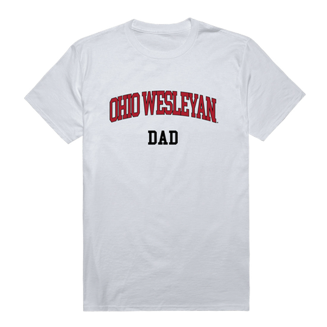 Ohio Wesleyan University Bishops Dad Tee T-Shirt - Heather Grey, Small