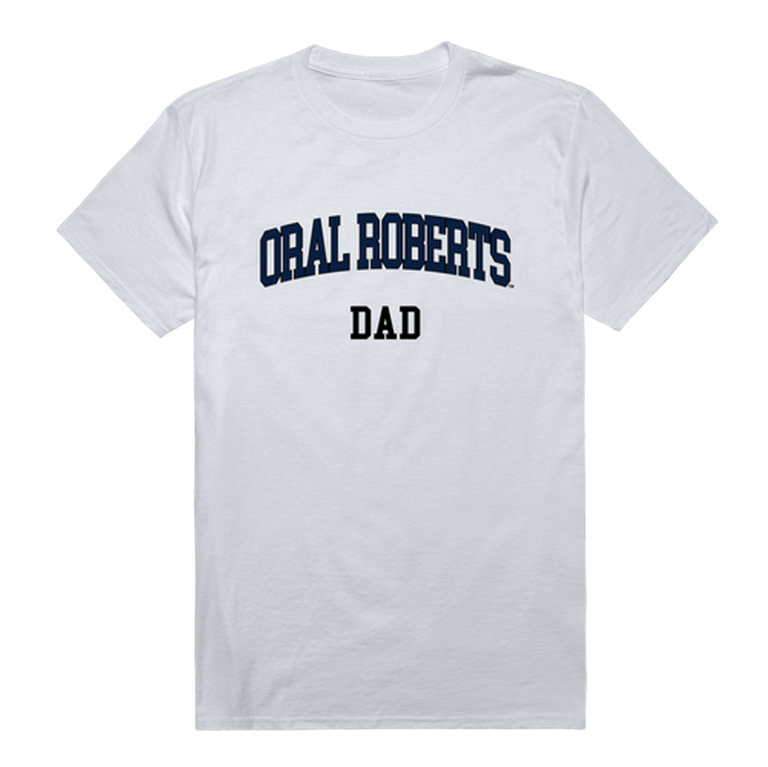 Oral Roberts University Golden Eagles Dad Tee T-Shirt - Heather Grey, Small