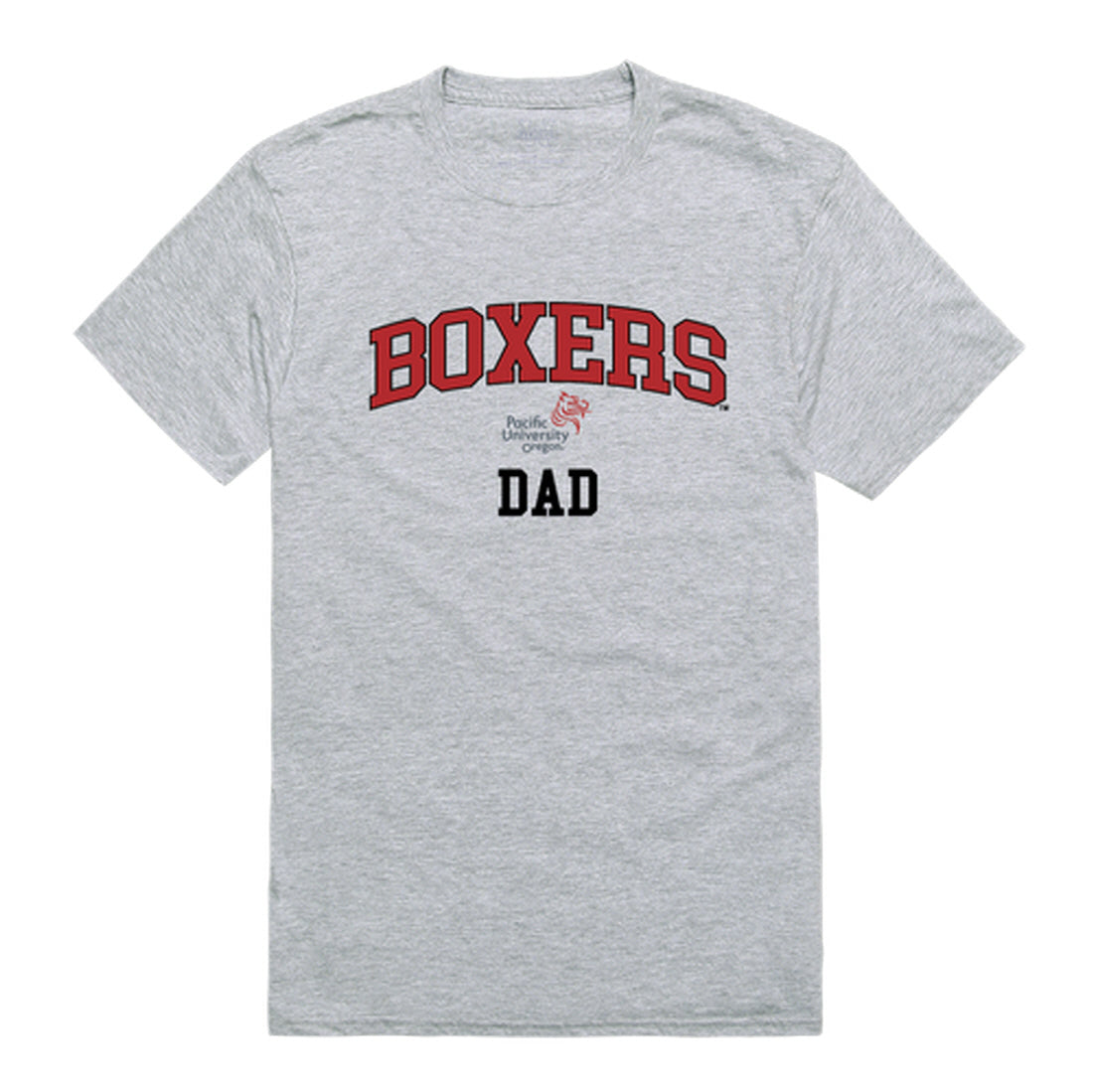 Pacific Boxers Dad Tee T-Shirt - Heather Grey, Small