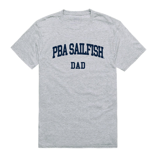 Palm Beach Atlantic University Sailfish Dad Tee T-Shirt - Heather Grey, Small