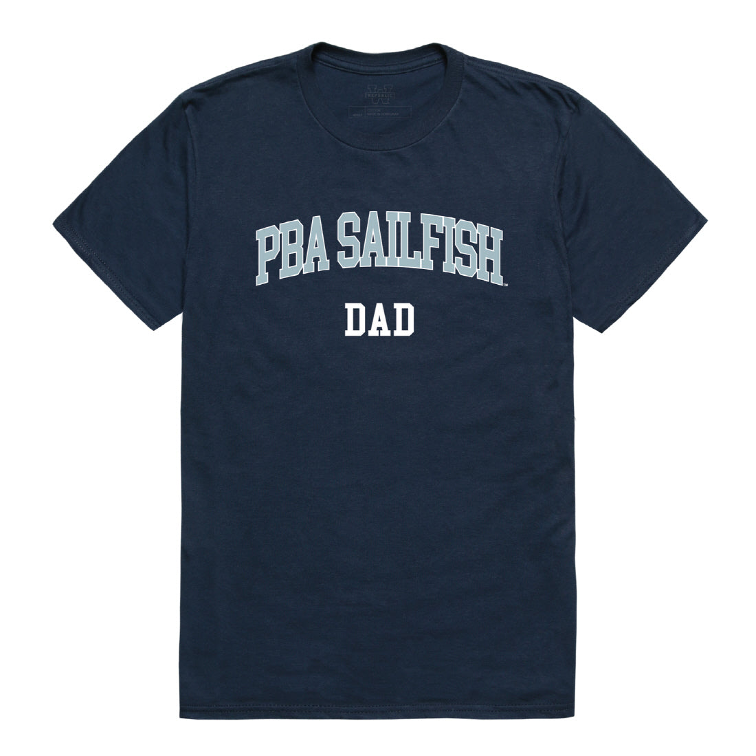 Palm Beach Atlantic University Sailfish Dad Tee T-Shirt - Heather Grey, Small