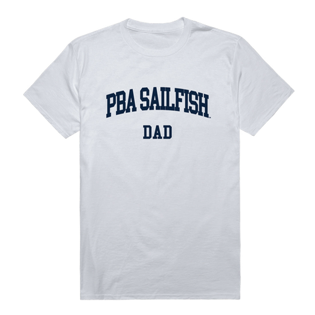 Palm Beach Atlantic University Sailfish Dad Tee T-Shirt - Heather Grey, Small