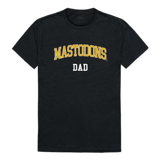 Purdue University Fort Wayne Mastodons Dad Tee T-Shirt - Black, Small