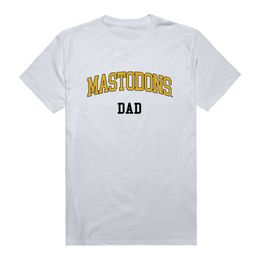 Purdue University Fort Wayne Mastodons Dad Tee T-Shirt - Black, Small