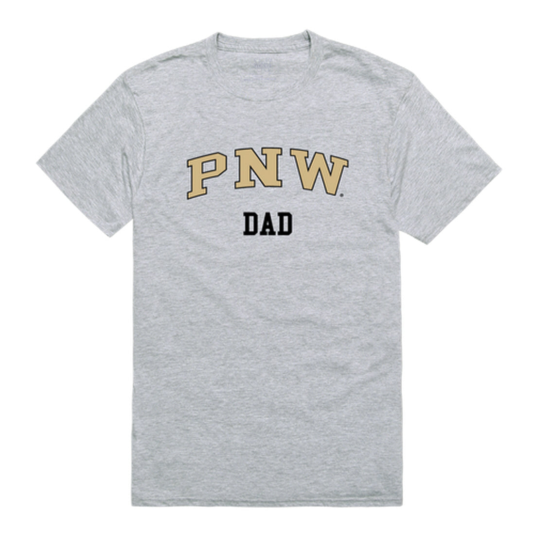 Purdue University Northwest Lion Dad Tee T-Shirt - Black, Small