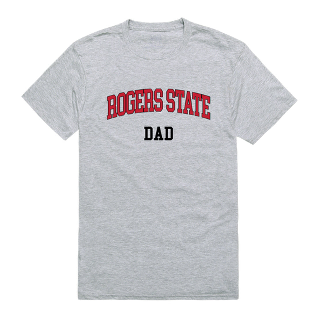 Rogers State University Hillcats Dad Tee T-Shirt - Heather Grey, Small