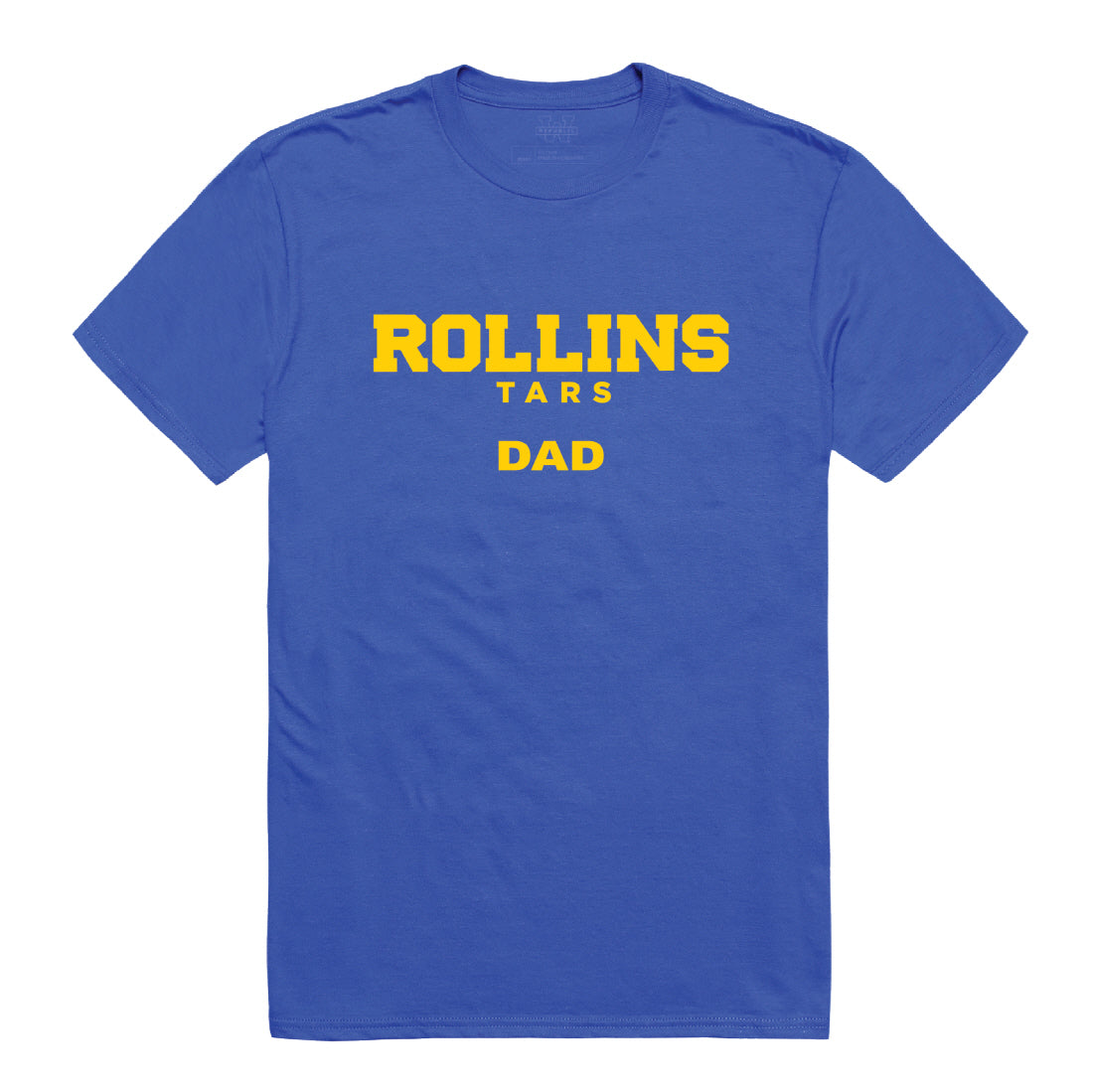 Rollins College Tars Dad Tee T-Shirt - Heather Grey, Small