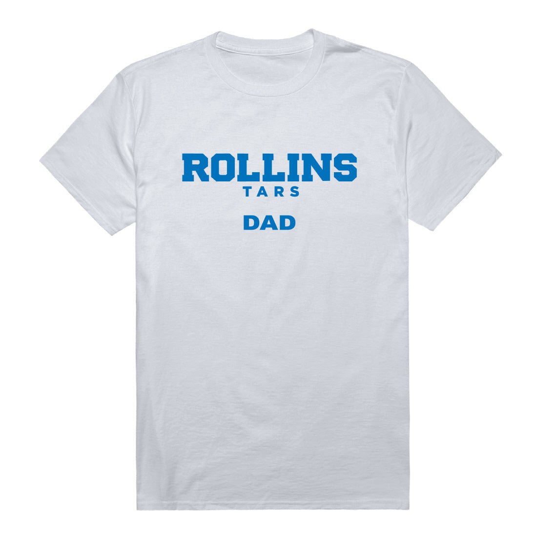 Rollins College Tars Dad Tee T-Shirt - Heather Grey, Small