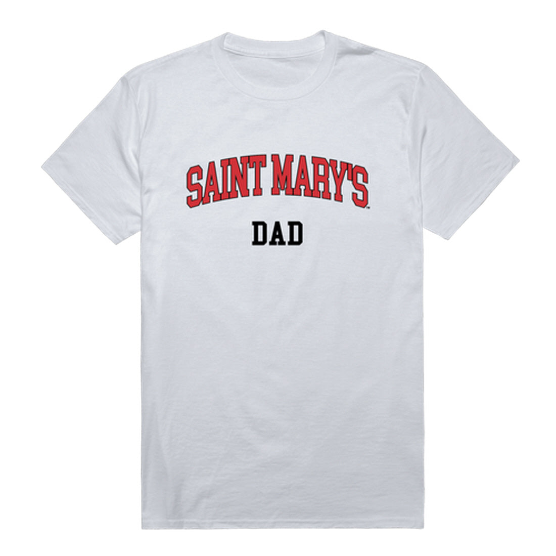 Saint Mary's College of California Gaels Dad Tee T-Shirt - Heather Grey, Small