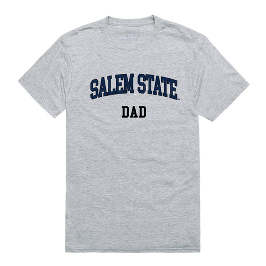 Salem State University Vikings Dad Tee T-Shirt - Heather Grey, Small