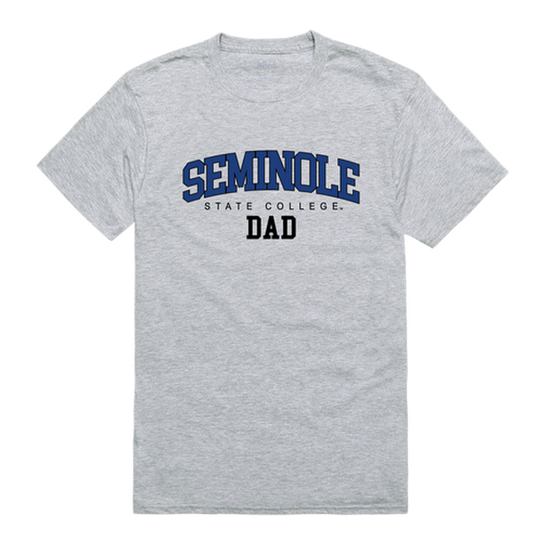 Seminole State College Raiders Dad Tee T-Shirt - Heather Grey, Small