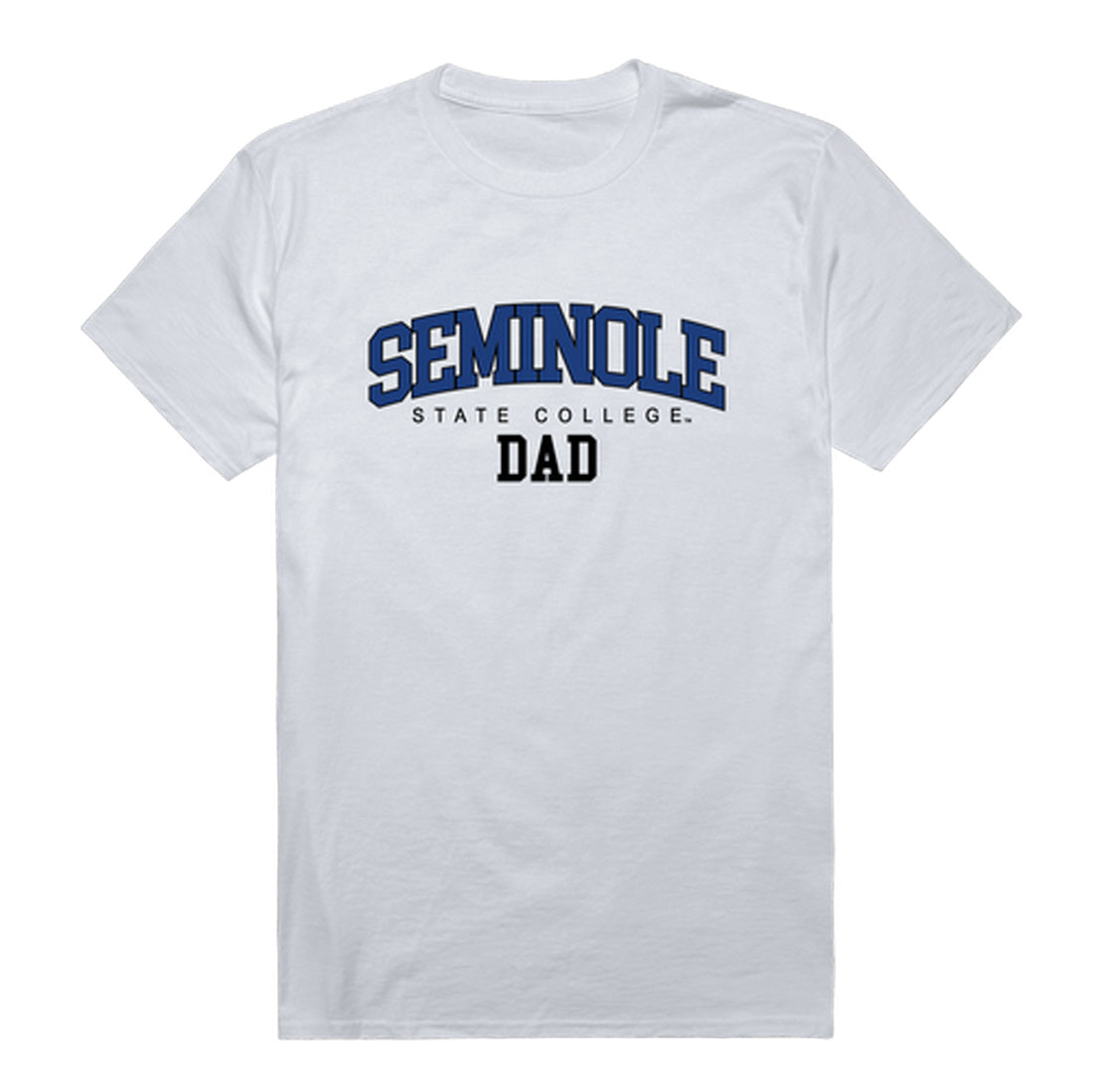 Seminole State College Raiders Dad Tee T-Shirt - Heather Grey, Small