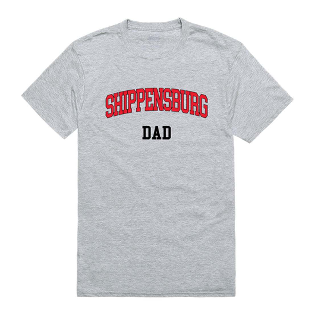 Shippensburg University Raiders Dad Tee T-Shirt - Heather Grey, Small