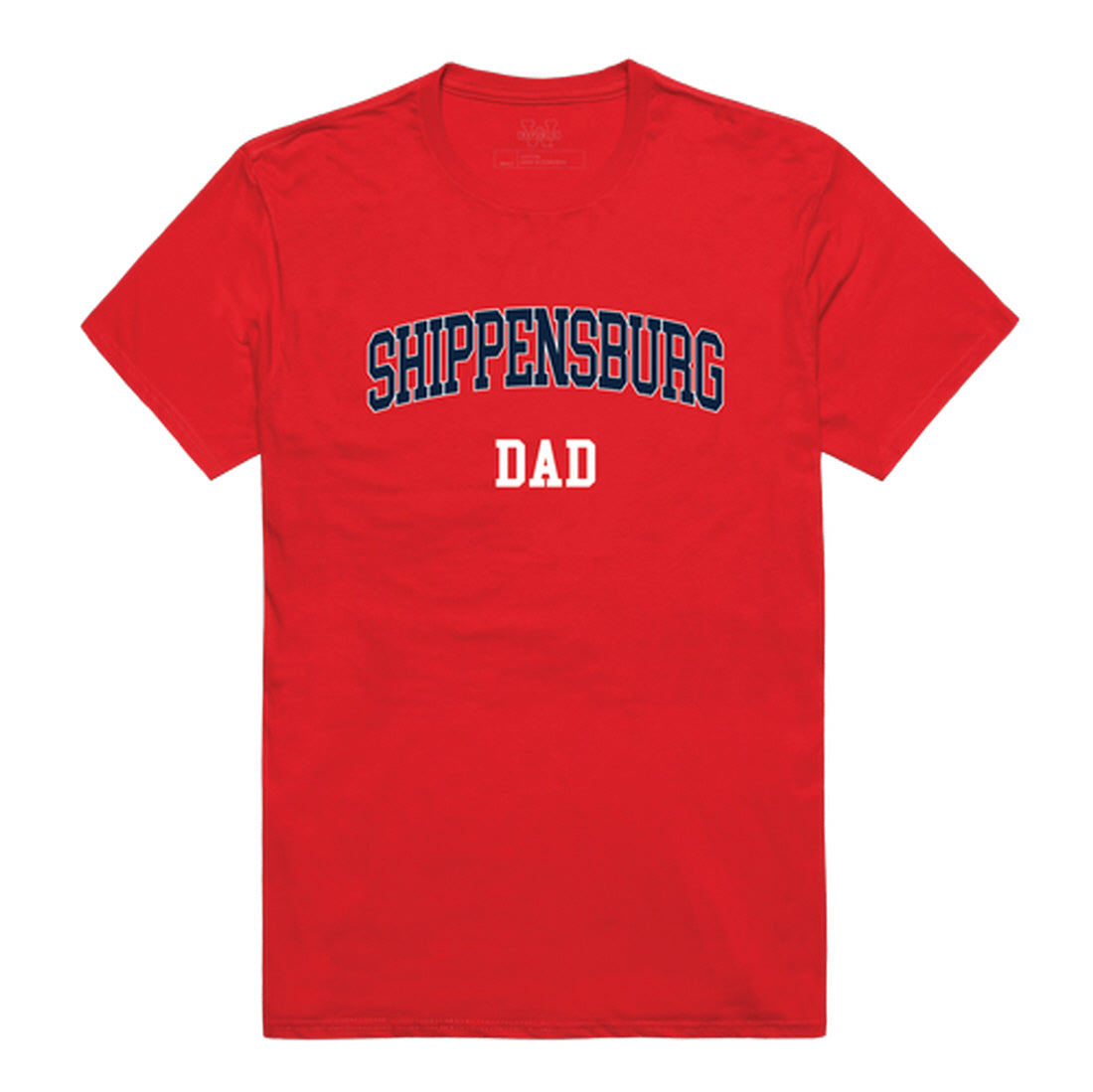 Shippensburg University Raiders Dad Tee T-Shirt - Heather Grey, Small