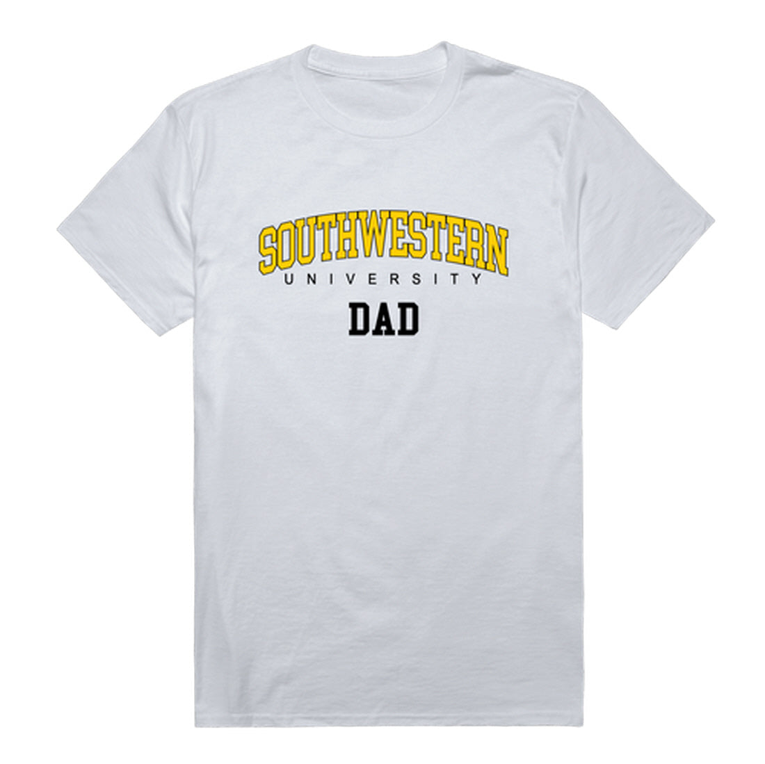 Southwestern University Pirates Dad Tee T-Shirt - Black, Small