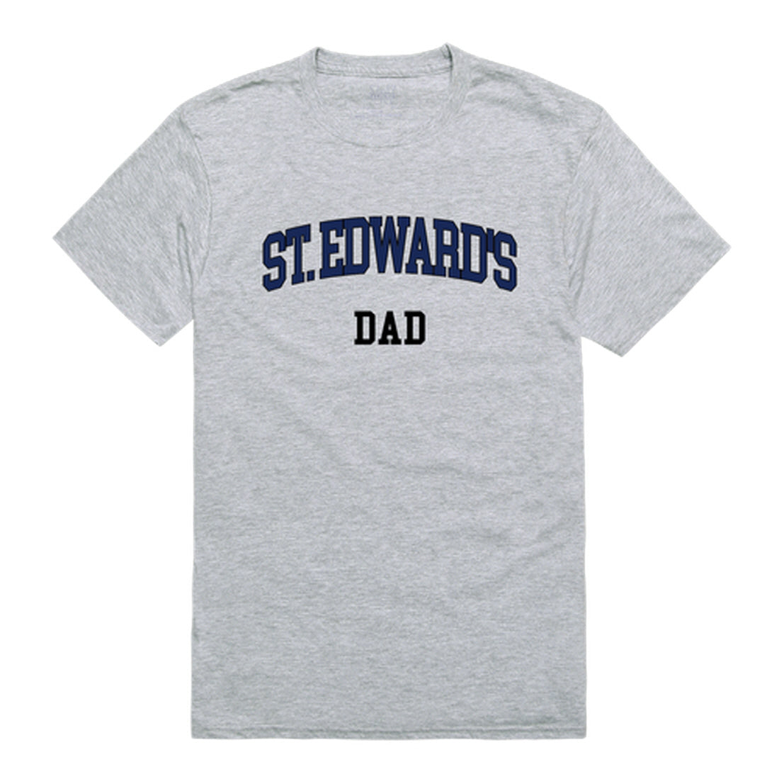 St. Edward's University Hilltoppers Dad Tee T-Shirt - Heather Grey, Small