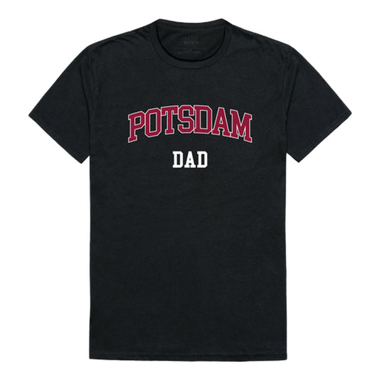 State University of New York at Potsdam Bears Dad Tee T-Shirt - Black, Small