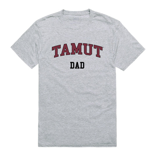 Texas A&M University-Texarkana Eagles Dad Tee T-Shirt - Heather Grey, Small