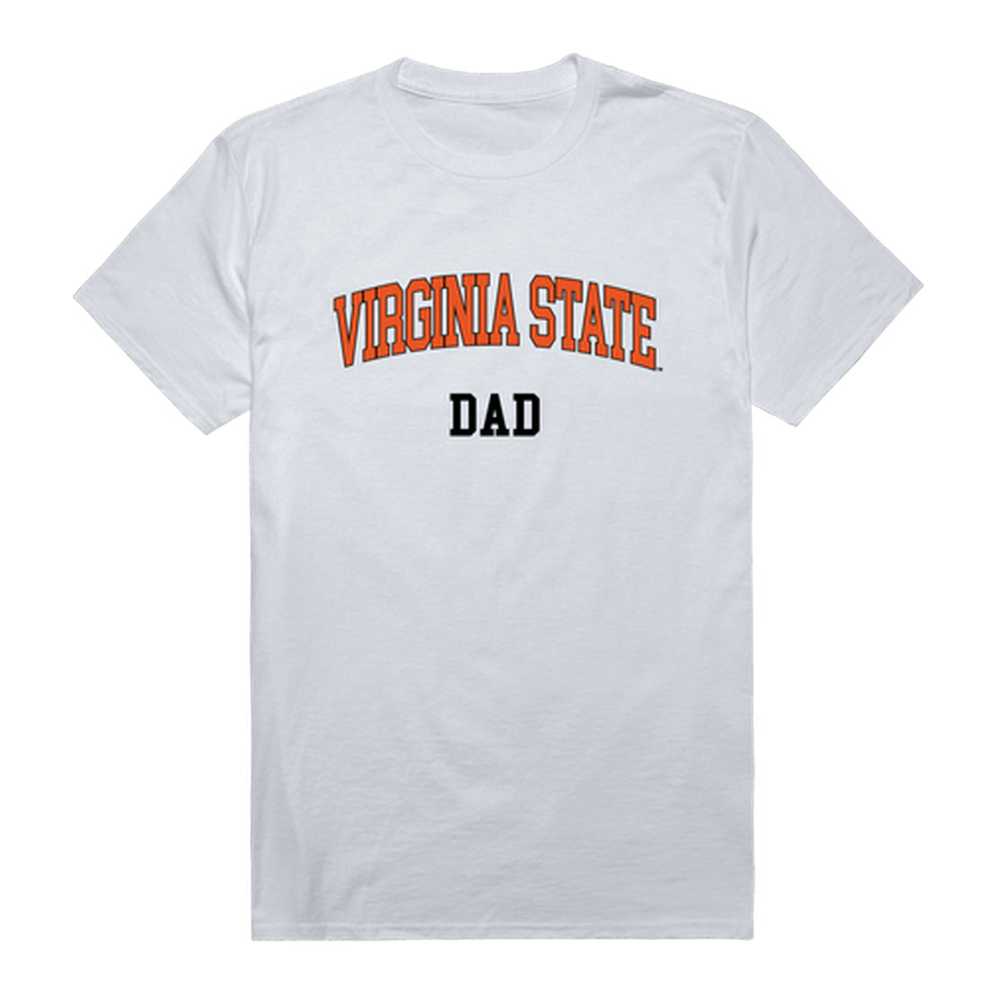 Virginia State University Trojans Dad Tee T-Shirt - Heather Grey, Small