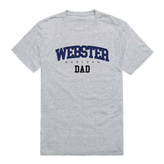 Webster University Gorlocks Dad Tee T-Shirt - Heather Grey, Small