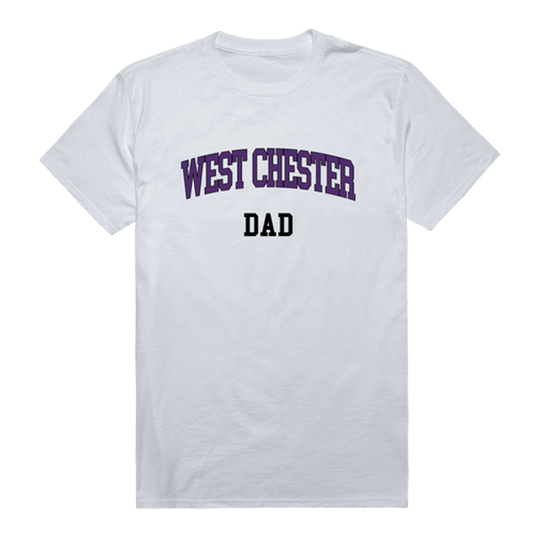 West Chester University of Pennsylvaniar Rams Dad Tee T-Shirt - Black, Small