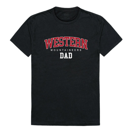 Western Colorado University Mountaineers Dad Tee T-Shirt - Black, Small