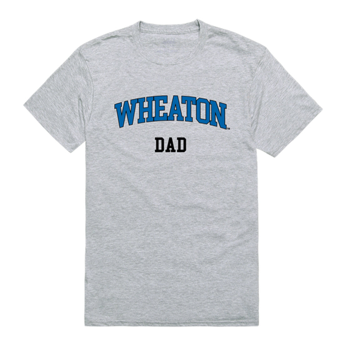 Wheaton College Lyons Dad Tee T-Shirt - Heather Grey, Small