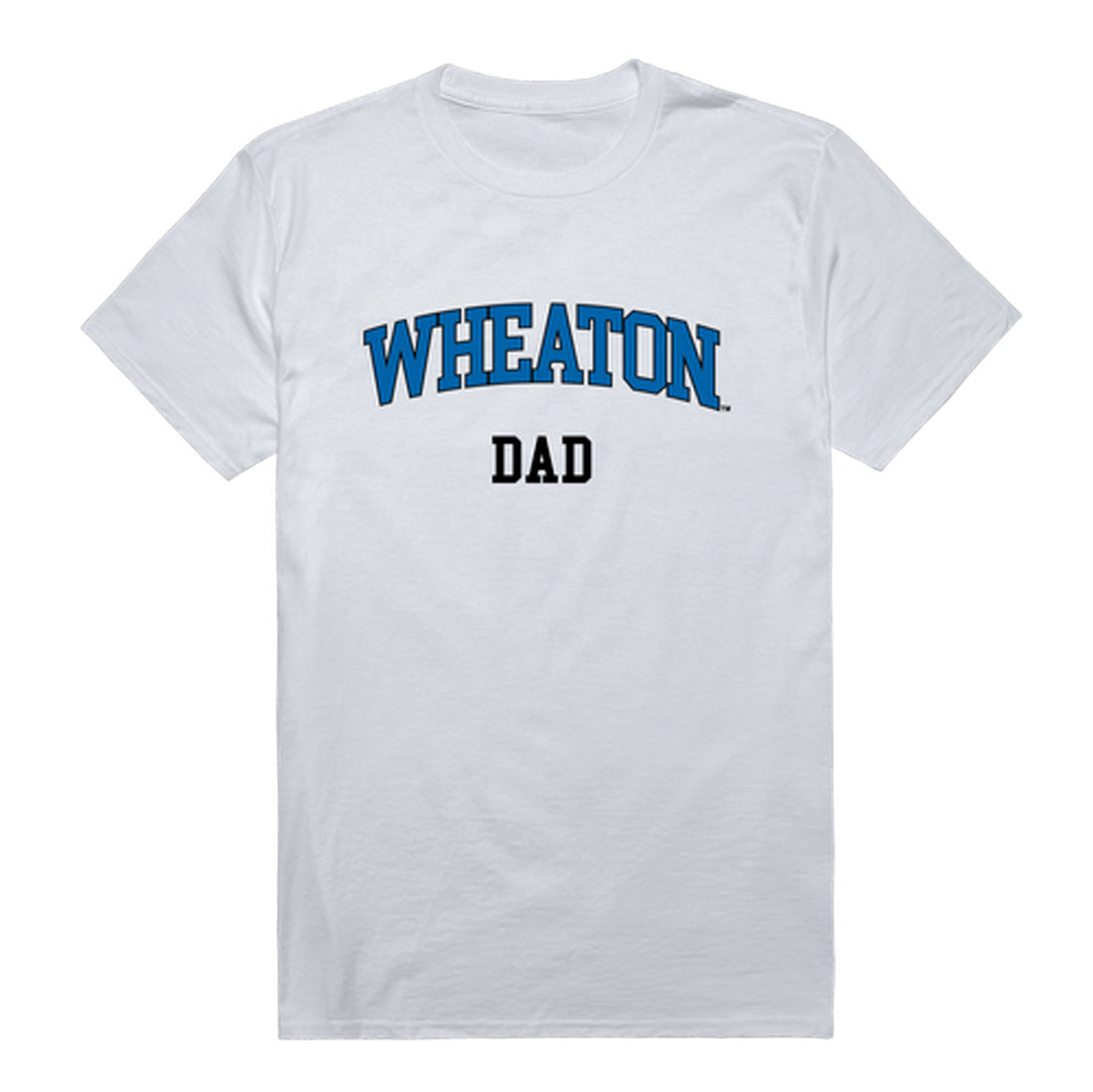 Wheaton College Lyons Dad Tee T-Shirt - Heather Grey, Small