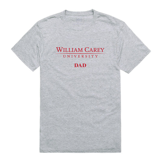 William Carey Crusaders Dad Tee T-Shirt - Heather Grey, Small