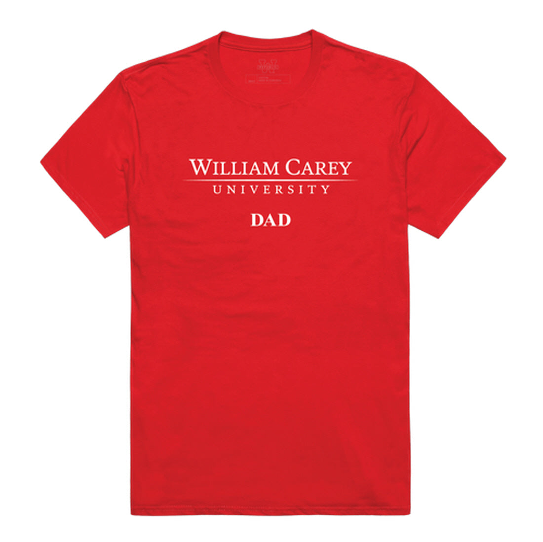 William Carey Crusaders Dad Tee T-Shirt - Heather Grey, Small