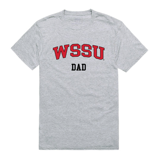 Winston-Salem State Rams Dad Tee T-Shirt - Heather Grey, Small