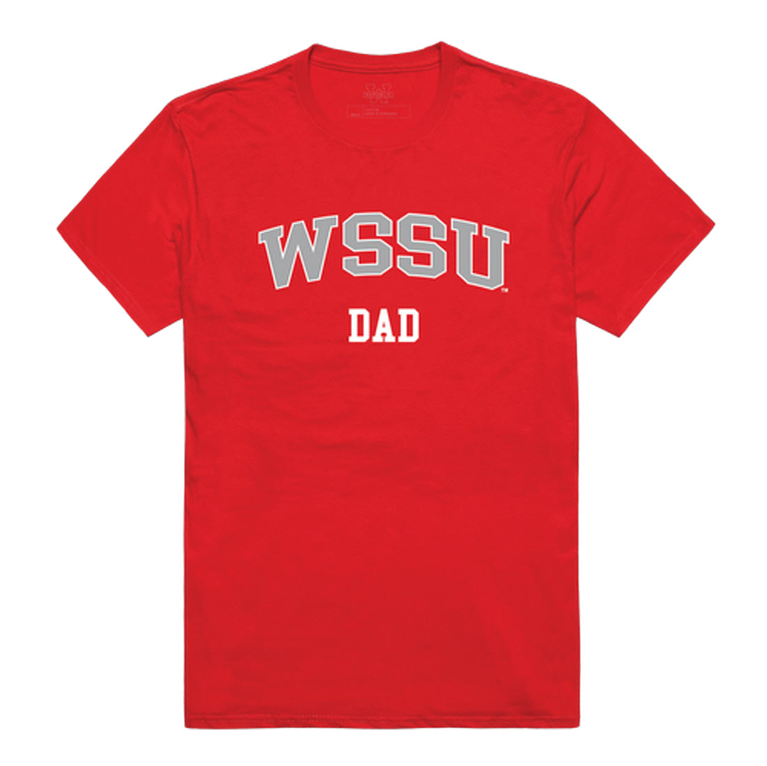 Winston-Salem State Rams Dad Tee T-Shirt - Heather Grey, Small