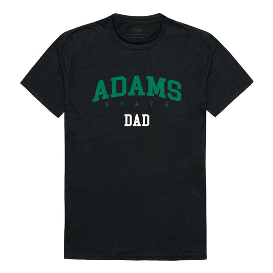 Adams State University Grizzlies Dad Tee T-Shirt - Black, Small