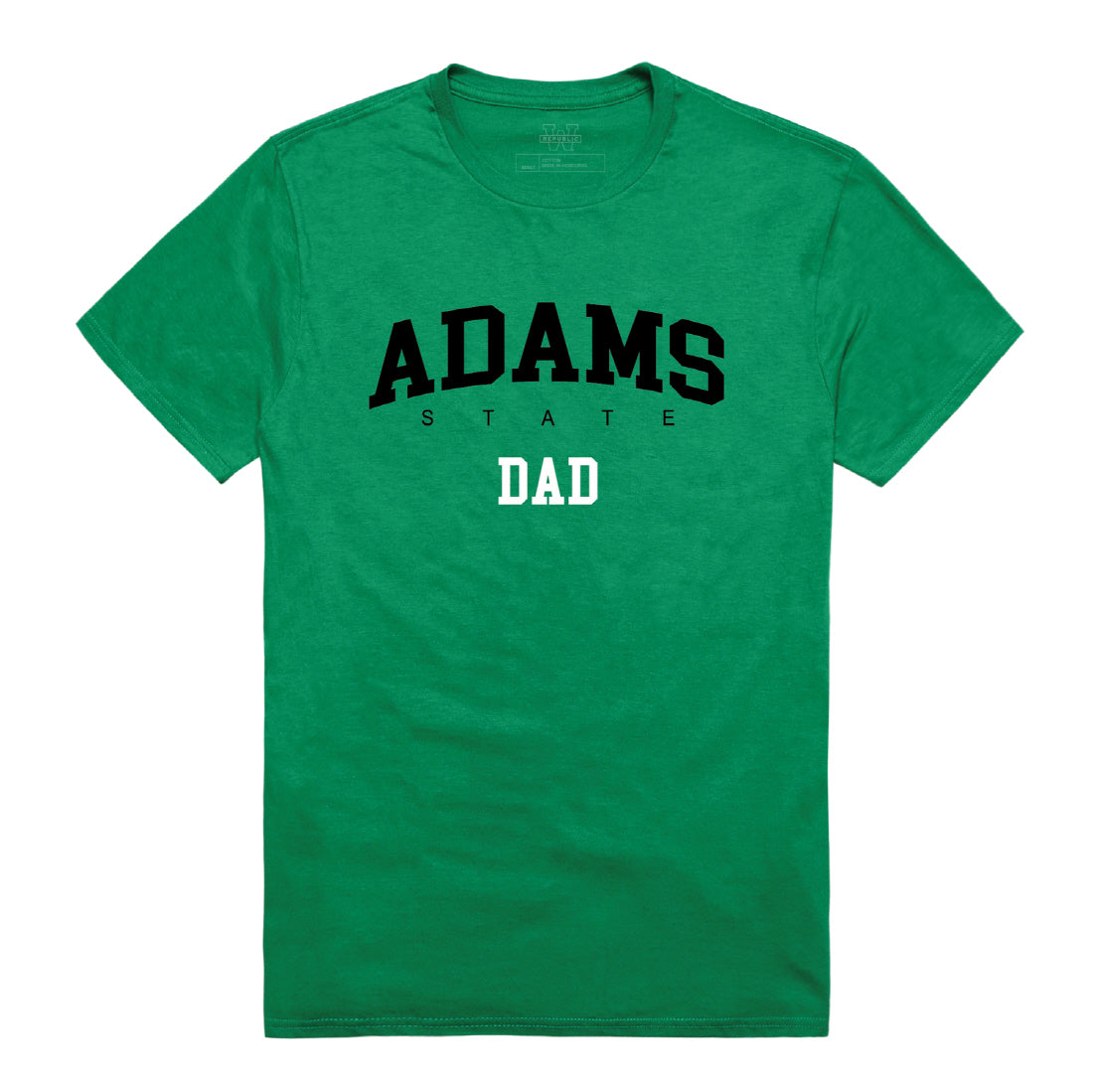 Adams State University Grizzlies Dad Tee T-Shirt - Black, Small