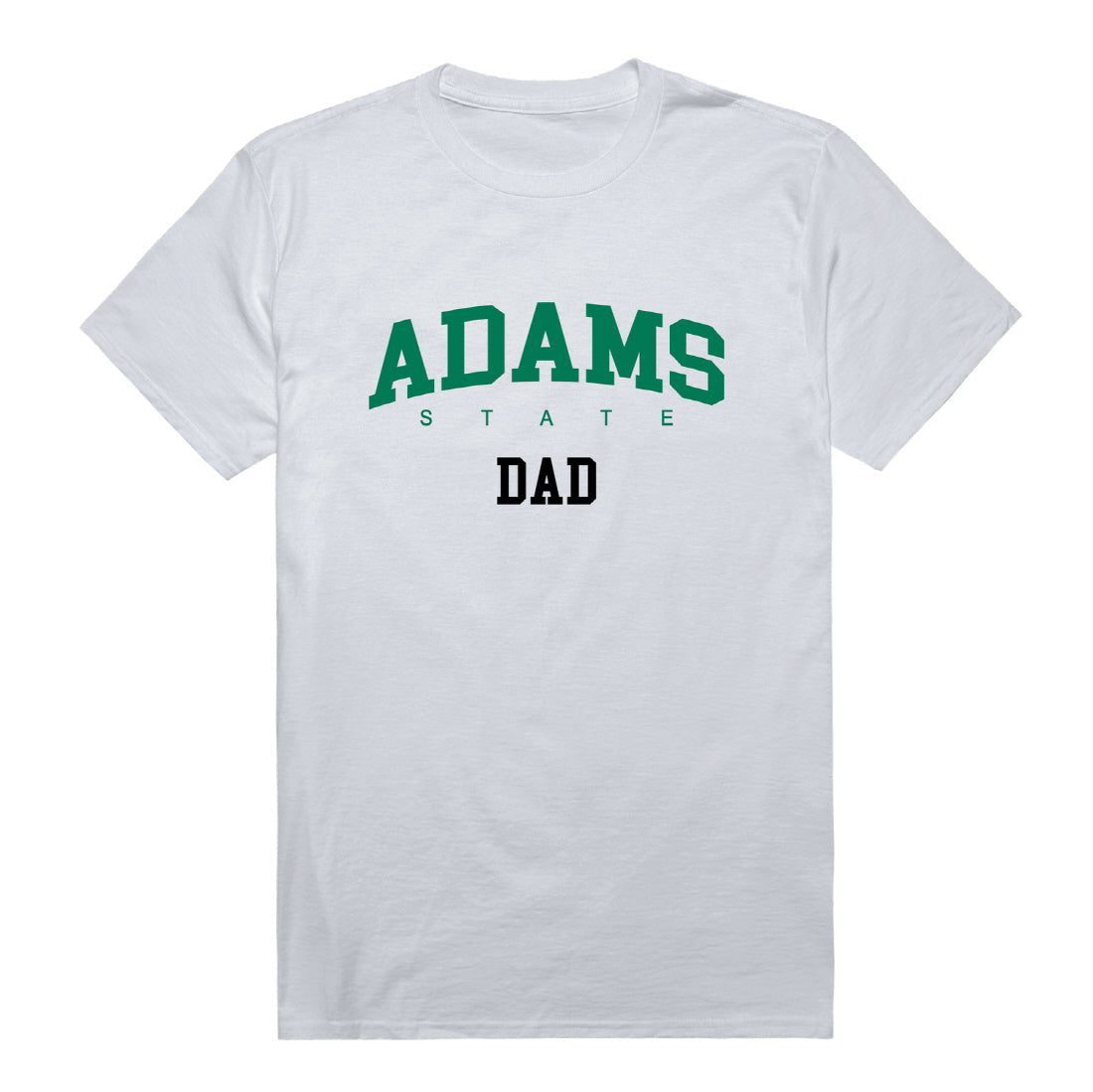 Adams State University Grizzlies Dad Tee T-Shirt - Black, Small