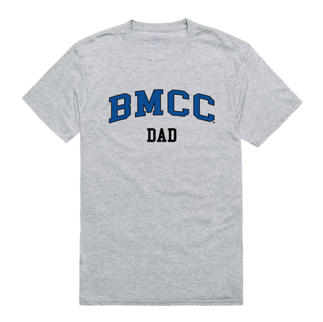 BMCC Panthers Dad Tee T-Shirt - Heather Grey, Small