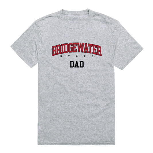 Bridgewater State University Bears Dad Tee T-Shirt - Heather Grey, Small