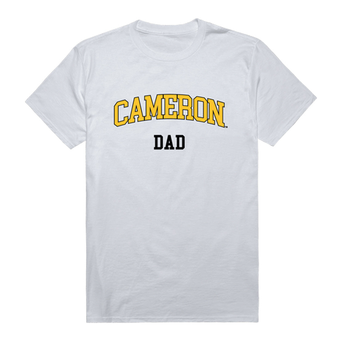 Cameron University Aggies Dad Tee T-Shirt - Black, Small