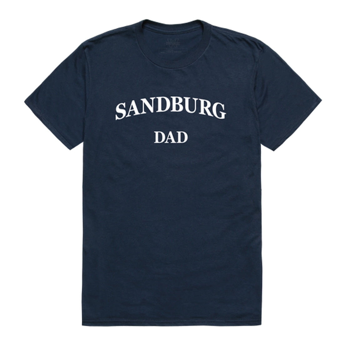 Sandburg Chargers Dad Tee T-Shirt - Heather Grey, Small