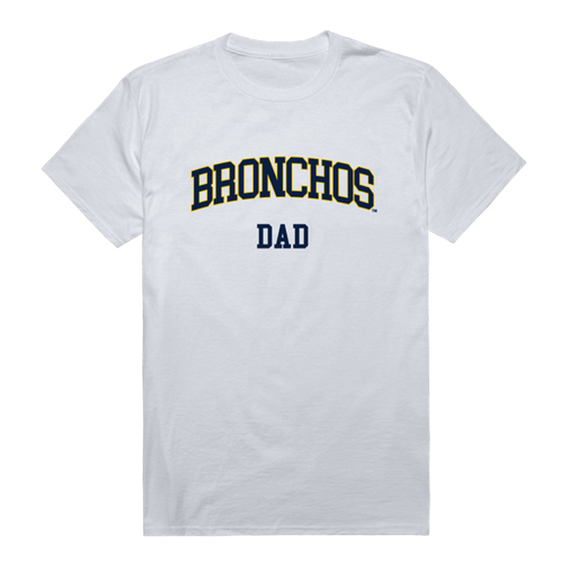 University of Central Oklahoma Bronchos Dad Tee T-Shirt - Heather Grey, Small