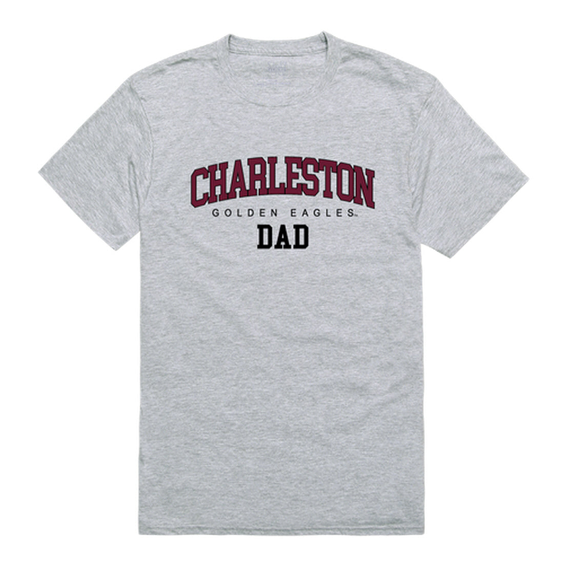 University of Charleston Golden Eagles Dad Tee T-Shirt - Heather Grey, Small